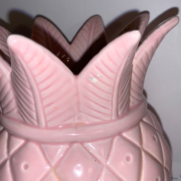 Pineapple Orchid Pink Pineapple Ceramic Slatkin BBW Candle RARE 2009 - Picture 10 of 13